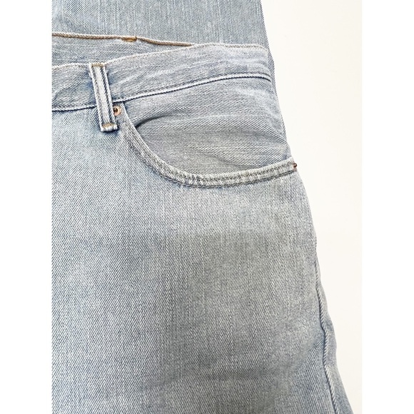 Levis Mens Vintage 505 Light Wash Straight Fit Distressed Jeans Size 38 X 30 - Picture 8 of 10